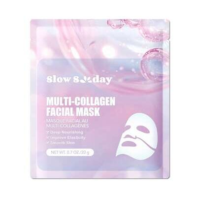 SHEIN SlowSunday Multi-Collagen Facial Mask, Koreańska maska kolagenowa, Żelowa maska kolagenowa do twarzy, Głęboko nawilżająca, Poprawiająca elastyczność, SHEIN SlowSunday Multi-Collagen Facial Mask, Koreańska maska kolagenowa, Żelowa maska kolagenowa do twarzy, Głęboko nawilżająca, Poprawiająca elastyczność,