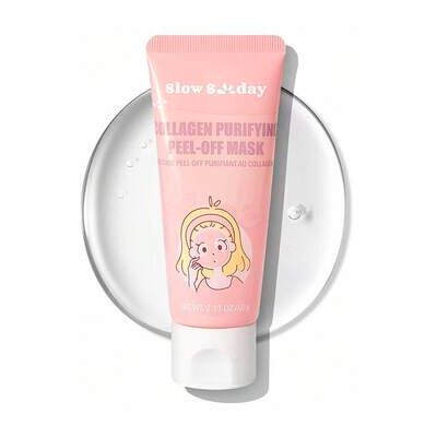 SHEIN Slow Sunday Collagen Purifying Peel-Off Mask, Maseczka do twarzy, Środek do usuwania zaskórników, Głębokie oczyszczanie, Koreańska pielęgnacja skóry, SHEIN Slow Sunday Collagen Purifying Peel-Off Mask, Maseczka do twarzy, Środek do usuwania zaskórników, Głębokie oczyszczanie, Koreańska pielęgnacja skóry,