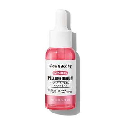 SHEIN Serum peelingujące SlowSunday AHA + BHA z kwasem laktobionowym i salicylowym, precyzyjnie zwalczające matowość, szorstkość i niedoskonałości, złuszcza SHEIN Serum peelingujące SlowSunday AHA + BHA z kwasem laktobionowym i salicylowym, precyzyjnie zwalczające matowość, szorstkość i niedoskonałości, złuszcza