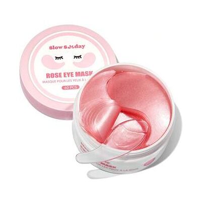 SHEIN Maska na oczy SlowSunday Rose, 60 szt., koreańska kolagenowa maska na oczy z ekstraktem z róży, kolagenem i hialuronianem sodu, redukuje worki pod ocz SHEIN Maska na oczy SlowSunday Rose, 60 szt., koreańska kolagenowa maska na oczy z ekstraktem z róży, kolagenem i hialuronianem sodu, redukuje worki pod ocz
