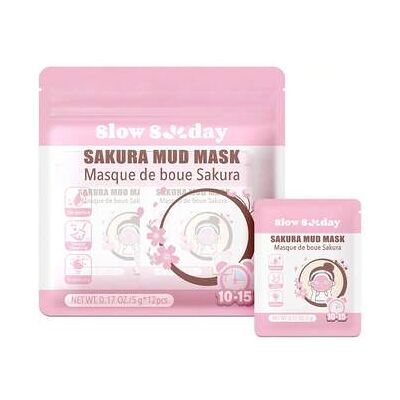 SHEIN SlowSunday Sakura Mud Mask, Clay Mask, Maseczka do twarzy, Kontrola przetłuszczania, Rozjaśnianie, Usuwanie zaskórników, Zwężanie porów, K Beauty, Ide SHEIN SlowSunday Sakura Mud Mask, Clay Mask, Maseczka do twarzy, Kontrola przetłuszczania, Rozjaśnianie, Usuwanie zaskórników, Zwężanie porów, K Beauty, Ide