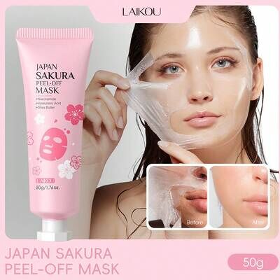 SHEIN 1 szt. LAIKOU Japan Cherry Blossom Peel-Off Face Mask, 50 g, Głęboko oczyszczająca pory, Rozjaśniająca, Odpowiednia dla kobiet, mam, żon, sióstr, nast SHEIN 1 szt. LAIKOU Japan Cherry Blossom Peel-Off Face Mask, 50 g, Głęboko oczyszczająca pory, Rozjaśniająca, Odpowiednia dla kobiet, mam, żon, sióstr, nast