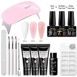 SHEIN 14 sztuk/zestaw 20 ml zestaw żeli do paznokci Poly 6 W lampa LED pełny żelowy lakier do paznokci zestaw ze światłem UV szybkie przedłużanie paznokci b SHEIN 14 sztuk/zestaw 20 ml zestaw żeli do paznokci Poly 6 W lampa LED pełny żelowy lakier do paznokci zestaw ze światłem UV szybkie przedłużanie paznokci b