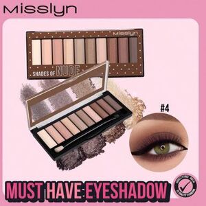 SHEIN MISSLYN 1 szt. niezbędna paleta cieni do powiek w kolorach nude, 10-kolorowa paleta cieni, pigmentowane matowe i błyszczące, łatwo blendowalne, natura SHEIN MISSLYN 1 szt. niezbędna paleta cieni do powiek w kolorach nude, 10-kolorowa paleta cieni, pigmentowane matowe i błyszczące, łatwo blendowalne, natura
