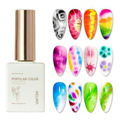 SHEIN Przezroczysty żel Blooming Gel, lakier do paznokci UV/LED zdejmujący się, do efektu tie-dye, żel do paznokci z wzorem marmurkowym, DIY wiosenno-letni SHEIN Przezroczysty żel Blooming Gel, lakier do paznokci UV/LED zdejmujący się, do efektu tie-dye, żel do paznokci z wzorem marmurkowym, DIY wiosenno-letni