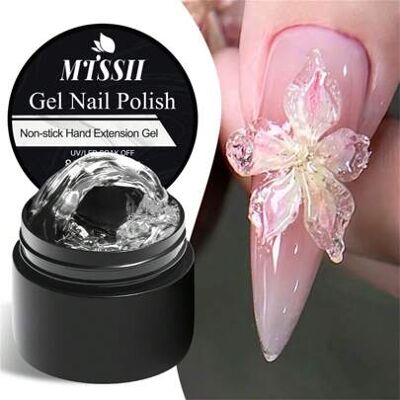 SHEIN 8 ml przezroczysty, nieprzywierający żelowy lakier do paznokci, odpowiedni do zdobienia paznokci 3D, stały, kremowo-żelowy, może być stosowany do rzeź SHEIN 8 ml przezroczysty, nieprzywierający żelowy lakier do paznokci, odpowiedni do zdobienia paznokci 3D, stały, kremowo-żelowy, może być stosowany do rzeź