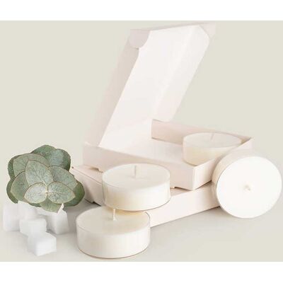 ART Świece tealight Mint Candy pudełko 4x40g ART Świece tealight Mint Candy pudełko 4x40g
