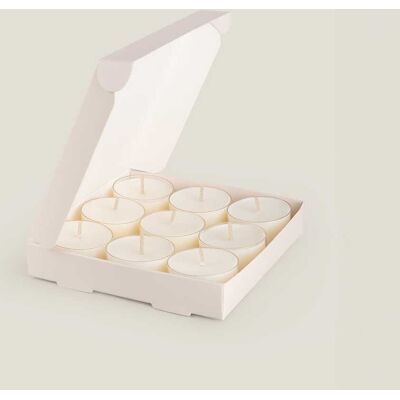ART Świece tealight bezzapachowe pudełko 9x16g ART Świece tealight bezzapachowe pudełko 9x16g