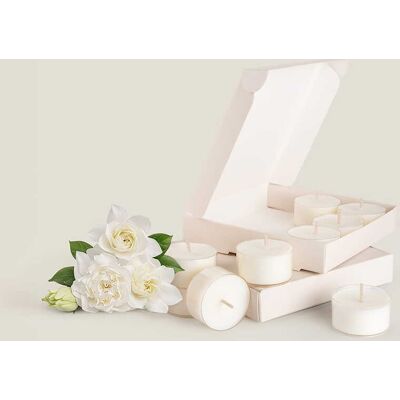 ART Świece tealight Thaitian Gardenia pudełko 9x16g ART Świece tealight Thaitian Gardenia pudełko 9x16g