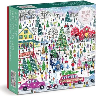Puzzle Michael Storrings: Christmas Tree Farm (1000 el.) – Galison Puzzle Michael Storrings: Christmas Tree Farm (1000 el.) – Galison