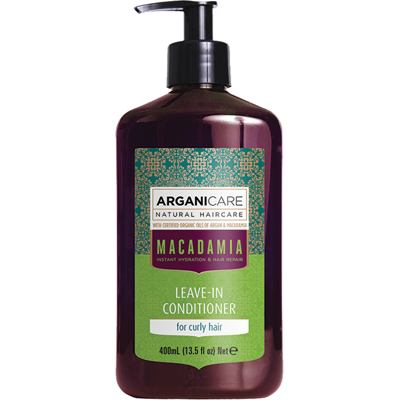 Arganicare Macadamia Odżywka bez spłukiwania do kręconych włosów 400 ml Arganicare Macadamia Odżywka bez spłukiwania do kręconych włosów 400 ml
