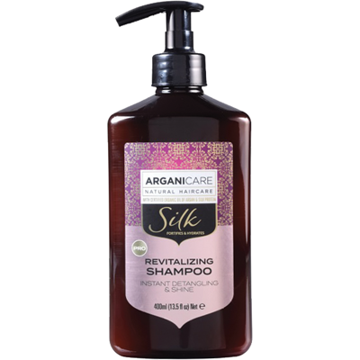 Arganicare Szampon Jedwabny - Rozczesuje z jedwabiem - 400ml Arganicare Szampon Jedwabny - Rozczesuje z jedwabiem - 400ml