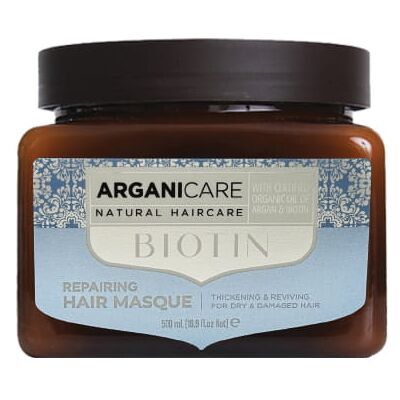 Arganicare Biotin Maska regenerująca z Biotyną 500 ml Arganicare Biotin Maska regenerująca z Biotyną 500 ml