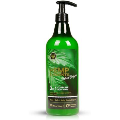 Frulatte Hemp Elements Body Wash 3in1 - Żel pod prysznic 3 w 1 z olejem konopnym 750 ml Frulatte Hemp Elements Body Wash 3in1 - Żel pod prysznic 3 w 1 z olejem konopnym 750 ml