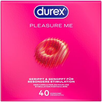 Durex - Pleasure Me prezerwatywy (40 szt.) Durex - Pleasure Me prezerwatywy (40 szt.)