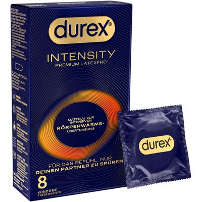 Durex Intensity - cienka, bezlateksowa prezerwatywa (8 szt.) Durex Intensity - cienka, bezlateksowa prezerwatywa (8 szt.)