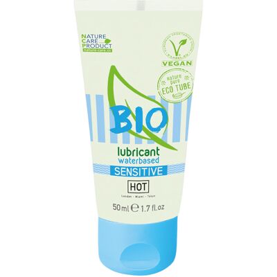 HOT Bio Sensitive - wegański lubrykant na bazie wody (50 ml) HOT Bio Sensitive - wegański lubrykant na bazie wody (50 ml)