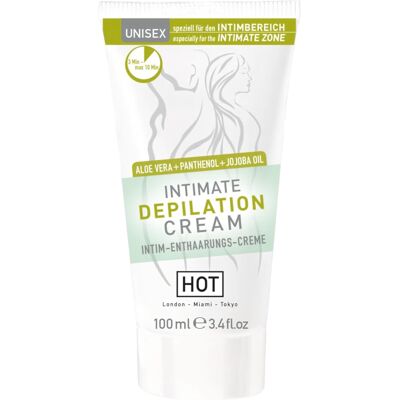 HOT Intimate - krem do depilacji intymnej ze szpatułką 100ml HOT Intimate - krem do depilacji intymnej ze szpatułką 100ml