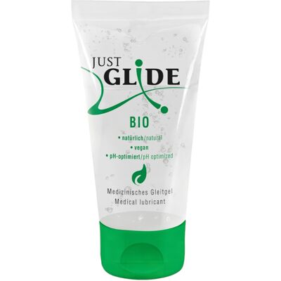 Just Glide Bio - wegański lubrykant na bazie wody (50 ml) Just Glide Bio - wegański lubrykant na bazie wody (50 ml)