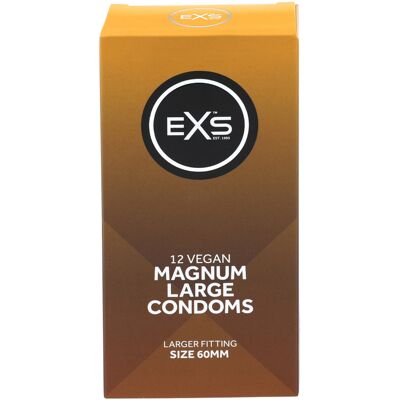 EXS Magnum - prezerwatywy 60 mm (12 szt.) EXS Magnum - prezerwatywy 60 mm (12 szt.)