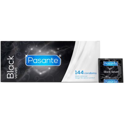 Pasante - prezerwatywy lateksowe - czarne - 144 sztuk Pasante - prezerwatywy lateksowe - czarne - 144 sztuk