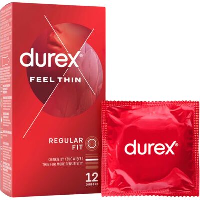 Durex - prezerwatywy cienkie - naturalne doznania - 12 sztuk Durex - prezerwatywy cienkie - naturalne doznania - 12 sztuk