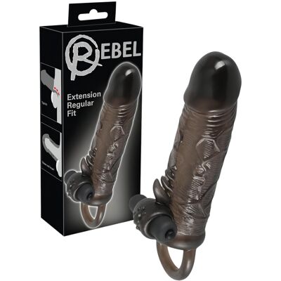 Rebel Model Rozszerzenie Regular Fit - 19 cm Rękaw na Penisa Rebel Model Rozszerzenie Regular Fit - 19 cm Rękaw na Penisa