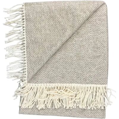 Frati Koc Country Senpo 130x170 cm Pergamena (Beż) Pergamena 75% bawełna Frati Koc Country Senpo 130x170 cm Pergamena (Beż) Pergamena 75% bawełna
