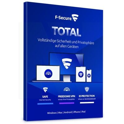 F-Secure Total Security & VPN 1 Urządzenie / 1 Rok F-Secure Total Security & VPN 1 Urządzenie / 1 Rok
