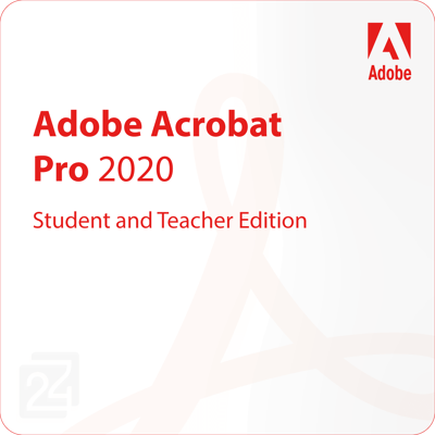 Adobe Acrobat Pro 2020 Student and Teacher Edition Win/ Mac Adobe Acrobat Pro 2020 Student and Teacher Edition Win/ Mac