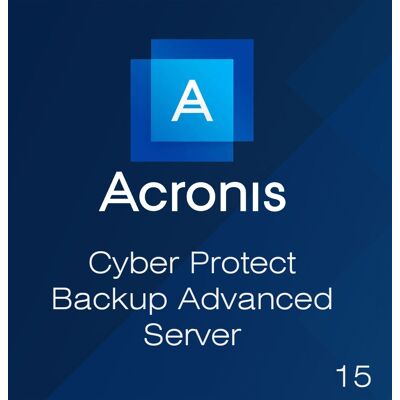 Acronis - Cyber Backup Advanced for Server - 1 Rok - Oprogramowanie do kopii zapasowych Acronis - Cyber Backup Advanced for Server - 1 Rok - Oprogramowanie do kopii zapasowych
