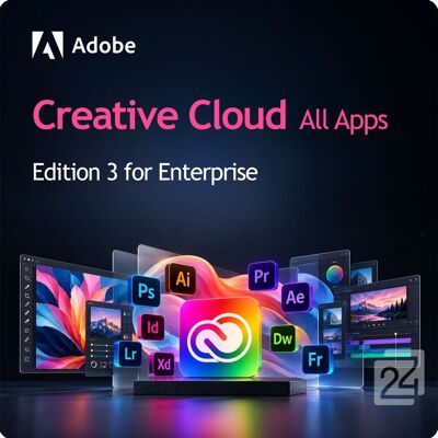 Adobe Creative Cloud All Apps - Edition 3 for Enterprise GOV 100+ User Adobe Creative Cloud All Apps - Edition 3 for Enterprise GOV 100+ User