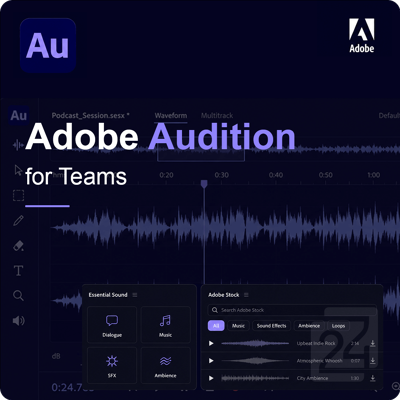 Adobe Audition for Teams EDU 100+ User Adobe Audition for Teams EDU 100+ User