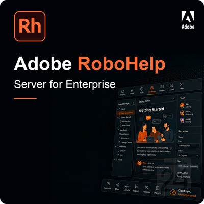 Adobe RoboHelp Server for Enterprise EDU 100+ User Adobe RoboHelp Server for Enterprise EDU 100+ User