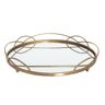 Dekoria Taca Gold Mirror ⌀46cm - Size: ⌀46 cm x 7 cm