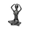 Dekoria Figurka Woman Yoga II - czarny - Size: 19,5 x 14 x 28 cm