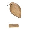 Dekoria Figurka Little Bird 32cm - czarny, brązowy, naturalny - Size: 9 x 15 x 32 cm