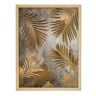 Dekoria Obraz Golden Leaves 30x40cm gold - Size: 30 x 40 cm