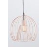 Dekoria Lampa wisząca Brooklyn Copper śr. 31cm - Size: 31 x 31 x 155 cm