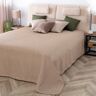 Dekoria Pled Anthony 260x260cm beige - Size: 260 x 260 cm