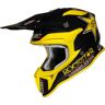 Just1 J18 Rockstar Kask Motocrossowyczarny Żółty