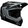 Bell Mx-9 Mips Twitch Kask Motocrossowyczarny Szary Biały