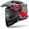 Airoh Commander 2 Reveal Kask Motocrossowyczarny Szary Czerwony