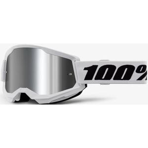 100% Strata 2 Essential Gogle Motocrossoweczarny Biały