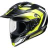 Shoei Hornet Adv Souvereign Kask Motocrossowyczarny Biały Żółty