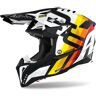 Airoh Aviator 3 Rainbow Carbon Kask Motocrossowybiały