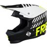 Freegun Xp4 Danger Kask Motocrossowyczarny Biały Żółty