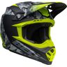 Bell Moto-9 Mips Venom Kask Motocrossowyczarny Żółty