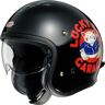 Shoei J.O Lucky Cat Garage Kask Odrzutowyczarny Czerwony