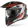 Airoh Commander Boost Kask Motocrossowyczarny Pomarańczowy